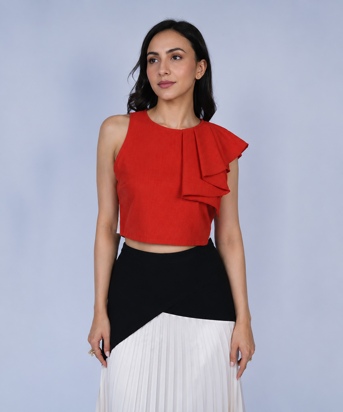 Red Orchid Top Blouse